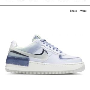 Women’s Nike Air Force Shadow SE ‘world indigo’